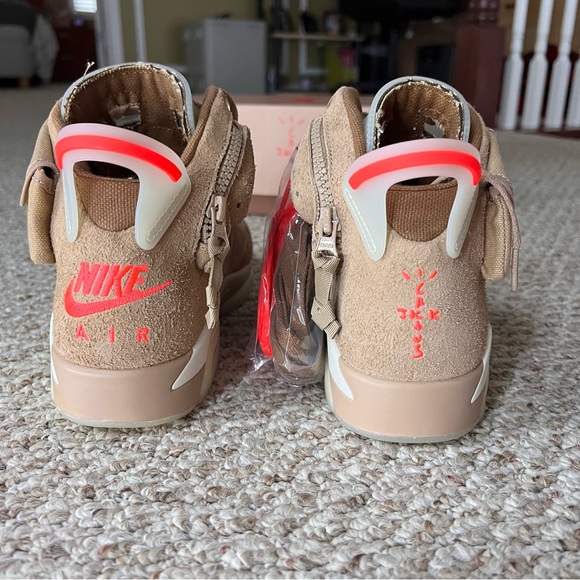 Jordan Retro 6 Travis Scott British Khaki - Picture 4 of 13
